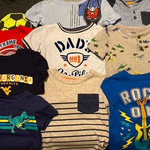 Boy bundle of 11 2T short-sleeved t-shirts